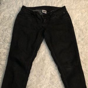 Harley-Davis straight leg jeans black size 6